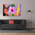 thumbnail image 3 of Epic Graffiti 'Flower Design K2' by Ata Alishahi, Giclee Canvas Wall Art, 60"x40", 3 of 8