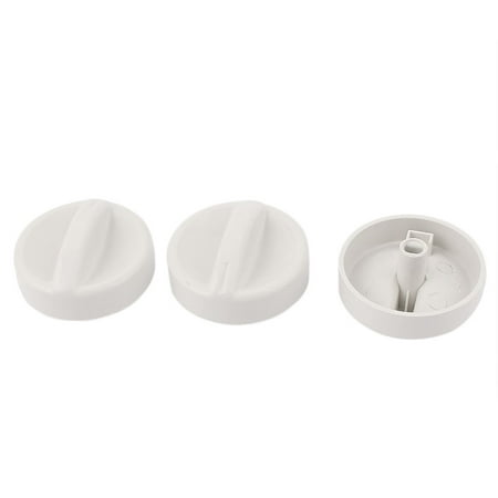 - Home Kitchen Plastic Washer Washing Machine Timer Knob White 3pcs