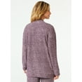 thumbnail image 2 of Joyspun Women’s Chenille Sleep Cardigan, Sizes S to 3X, 2 of 3
