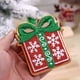 thumbnail image 4 of Adorno navideño colgante con forma de tren rojo y campanas, caja de regalo, accesorios para el árbol de Navidad., 4 of 6