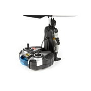 World Tech Toys 6-Inch Collectible Batman Flying Infrared Remote Control Helicopter, Black & Silver