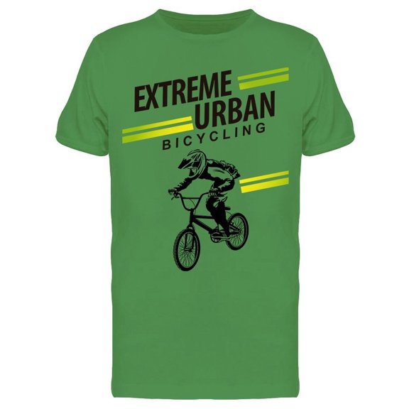 Extreme Urban Bicycling Design Tee Men's -Image by Shutterstock