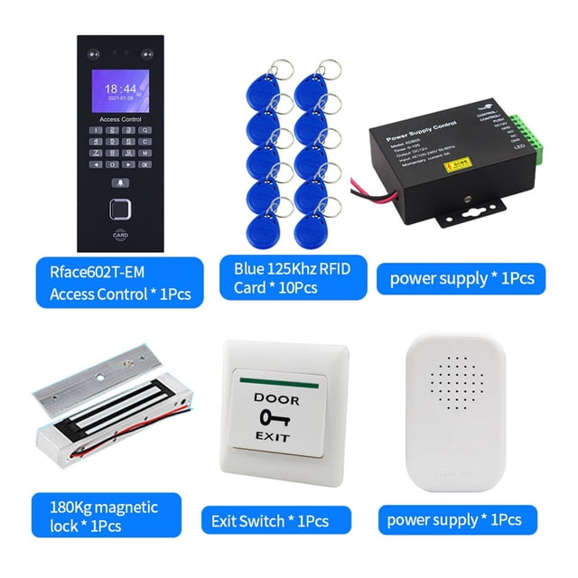 Biometric Fingerprint Recognition Device Face Time Attendance System Kits RJ45 LAN Network Electronic Machine For Office ,Accurate Calculations
