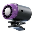 thumbnail image 2 of Ventilador pequeño con clip para exteriores, ventilador de refrigeración rápida para , recargable para interiores, pesca, escritorio, trabajo Gris, 2 of 8