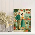 thumbnail image 2 of Retro Holiday Print Art, Happy Holidays Poster, Kitchen Home Decor & Holiday Party Gift, 2 of 8