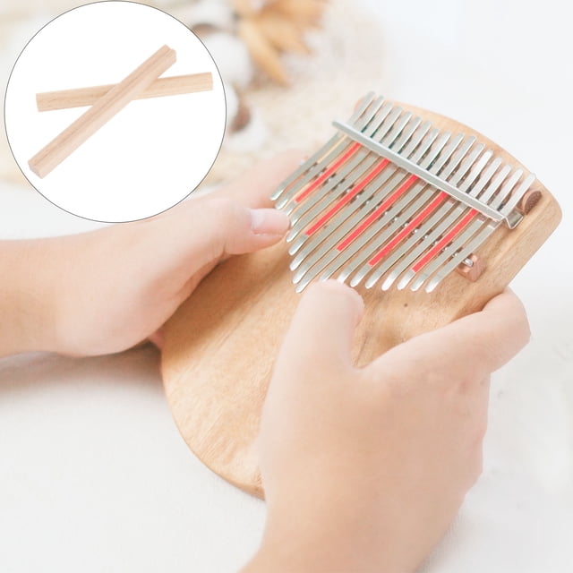 PTOOTP Professional Kalimba Bridge 6Pcs Synthetic Material Rectangular for Thumb Piano Parts Sound Transmission