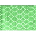 thumbnail image 1 of Ahgly Company Indoor Rectangle Trellis Emerald Green Modern Area Rugs, 2' x 5', 1 of 4