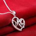 thumbnail image 4 of Collar con colgante en forma de corazón con letras para mamá, regalo para el día de la madre, rosa dorada BANYUO Electrónica, 4 of 5