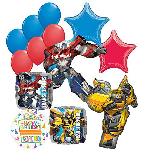 The Ultimate Transformers 6th Birthday Party Supplies and Balloon Decorations 