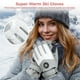 thumbnail image 3 of Guantes de esquí para mujer, juego de guantes y calcetines de esquí impermeables muy cálidos, guantes de invierno antideslizantes con pantalla táctil y calcetines térmicos gruesos para esquí, ciclismo, 3 of 8