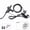 Rear With 180 Disc, variant on Mosiee Ebike Fatbike Hydraulic Disc Brake Set Folding Electric Bike Power Off Brake Cycling Bicycle Parts Accessories Rear Without Disc