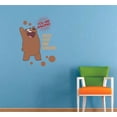 thumbnail image 1 of We Bare Bears Sunshine Quote Cartoon Decors Wall Sticker Art Design Decal for Girls Boys Kids Room Bedroom Nursery Kindergarten House Fun Home Decor Stickers Wall Art Vinyl Decoration (30x27 inch), 1 of 2