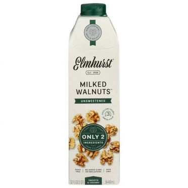 2X - Elmhurst Unsweetened Milked Walnuts 32 fl oz