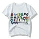 thumbnail image 2 of Nueva camiseta Harajuku con alfabeto de moda de verano 2024 para niños, ropa para niñas, camisetas con estampado de dibujos animados, ropa para niños, 2 of 5