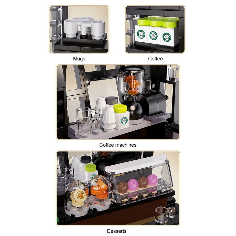Coffee Machine Model Building Set Coffee Machine Building Blocks Set ...