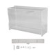 thumbnail image 1 of Comedero para pollos Rutin, alimentador automático de jaula de pájaros de acrílico transparente para suministros de alimentación de animales pequeños M, 1 of 12