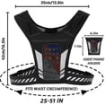 thumbnail image 4 of Running Vest Phone Holder, Breathable Reflective Running Vest, Sport Jogging Vest For Running, Gym, Biking, 4 of 5