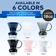 thumbnail image 2 of Clever Coffee Dripper and Filters, Large 18 oz (Cloud)| Barista's Choice| Safe BPA Free Plastic|Includes 100 Filters, 2 of 8
