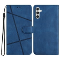 Dteck Phone Case for Galaxy A13 5G,Samsung A13 5G Wallet Case, Folio Flip Leather Pocket Wrist Strap Kickstand Magnetic Closure Cover for Samsung Galaxy A13 5G, Blue