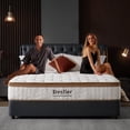 thumbnail image 3 of Bestier 12" Twin Mattress in a Box | Hybrid Gel Memory Foam Bed + Individually Wrapped Coils | Medium Firm | Pressure Relief, Enhanced Edge Support | CertiPUR-US Certified, 3 of 9