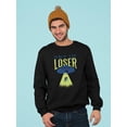thumbnail image 2 of Get In Loser Design Sweatshirt Men -GoatDeals Designs, Male Large, 2 of 4
