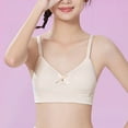 thumbnail image 2 of CYRBOKO Girls Bars, Breathable Cami Soft Thin Comfortable Seamless Bras Pink Size 17-18 T, 2 of 7
