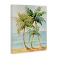 thumbnail image 2 of Tropical Palm Trees on Coastal Beach Sand 36 in x 48 in Painting Canvas Art Print, by Stupell Home Décor, 2 of 5