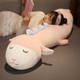 thumbnail image 4 of Almohada de oveja de dibujos animados, muñeco de peluche supersuave de 80-160CM, Animal de vaca, hipopótamo, regalo de cumpleaños, 4 of 5