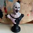 thumbnail image 2 of Estatua de Terror XINYU Figura de Payaso Asesino Decoración Halloween 6.7 x 3.5 Pulgadas, 2 of 6