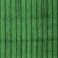 thumbnail image 1 of Ahgly Company Indoor Square Abstract Emerald Green Modern Area Rugs, 6' Square, 1 of 4