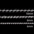 thumbnail image 4 of K-KED Clear Quartz Smooth Round Beads Size 4mm 6mm 8mm 10mm 12mm 15.5" Strand AAAA-10 mm, 4 of 6
