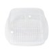 thumbnail image 1 of Vaporizador de bollos de Pp antiadherente con tapa, herramienta de cocina para vaporizador de microondas con orificio hexagonal para cocinar al vapor, 1 of 5