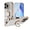 White, variant on ELEHOLD for iPhone 16 Pro Slim Case Electroplating Frame Design All-inclusive Lens Protection Metal Ring Holder Stand Function Shockproof Lightweight Case for iPhone 16 Pro, White