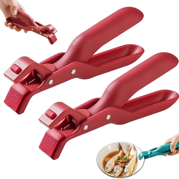 BPPEG Hot Plate Gripper,Multi-angle Hot Plate Gripper,Silicone Non-Slip Heat Insulation Anti-Scald Clip,Pan Anti-Scalding Plates Grippers,for Kitchen