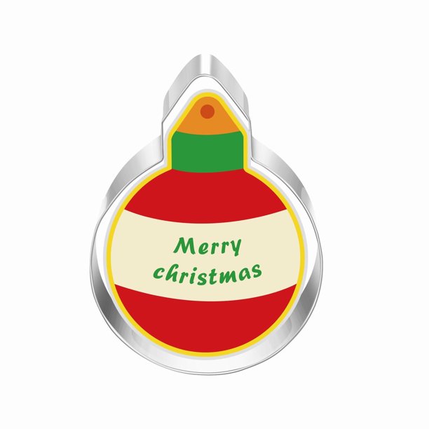 ¡Liquidación! Cortadores de galletas navideños grandes, 4 cortadores de galletas navideños de acero inoxidable con instrucciones de receta, muñeco de nieve, árbol de Navidad, copo de nieve.