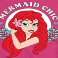 thumbnail image 3 of Disney The Little Mermaid - Ariel - Mermaid Chic - Toddler & Youth Girls Short Sleeve Graphic T-Shirt, 3 of 5