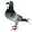 1pc Style B, variant on Simulation Pigeon Ornaments Artificial Dove Animal Artificial Foam Bird Mini Fake Birds for Kids Garden Decor Easter Gifts Party Favors 1pc Style B