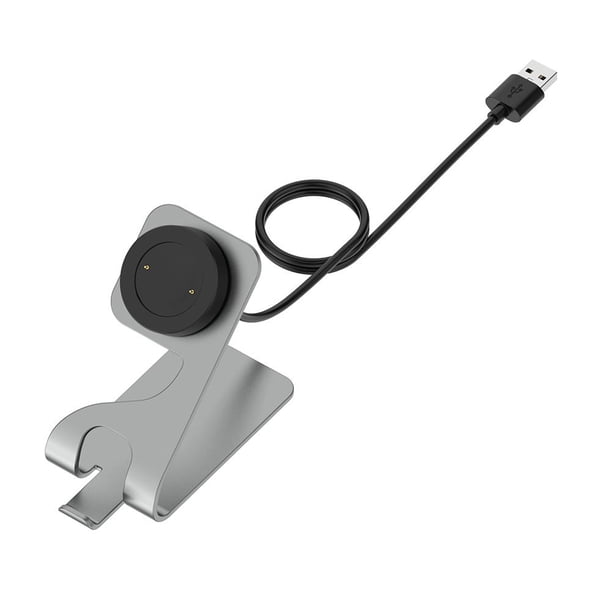 Soporte de cargador Base de carga de carga rápida para Honor Watch 4/GS3 Gris