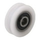 thumbnail image 2 of 4 uds. 4x20x6,5x7,4mm blanco diámetro interior 4mm U-Groove rueda de polea de nylon para puerta corredera kaili Sencillez, 2 of 2