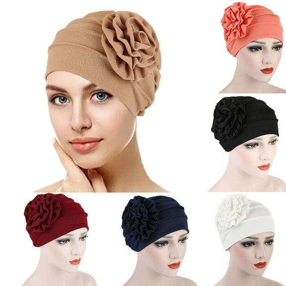 Zhaomeidaxi Slouchy Beanies Hats Soft Sleep Cap Stretchy Sleeping Cap Elastic Hair Wrap Headwear for Women