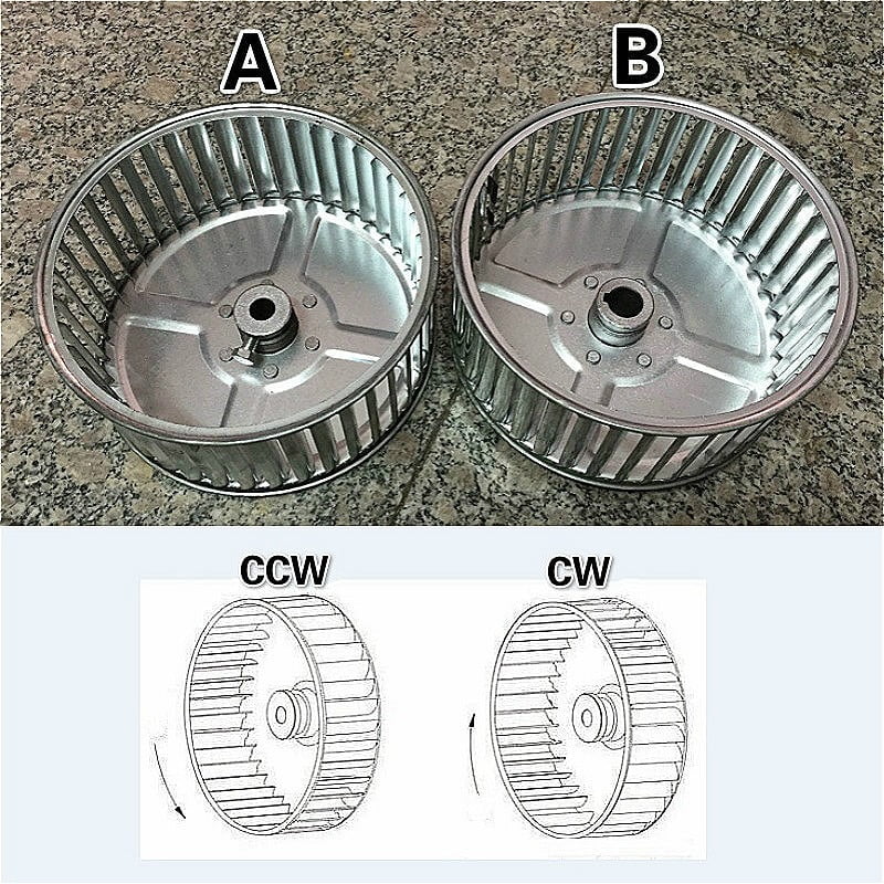 Centrifugal Fan Wheel Pellet Stove Blower Wheel Impeller Wheel Blades For Laundry Dryer Machine