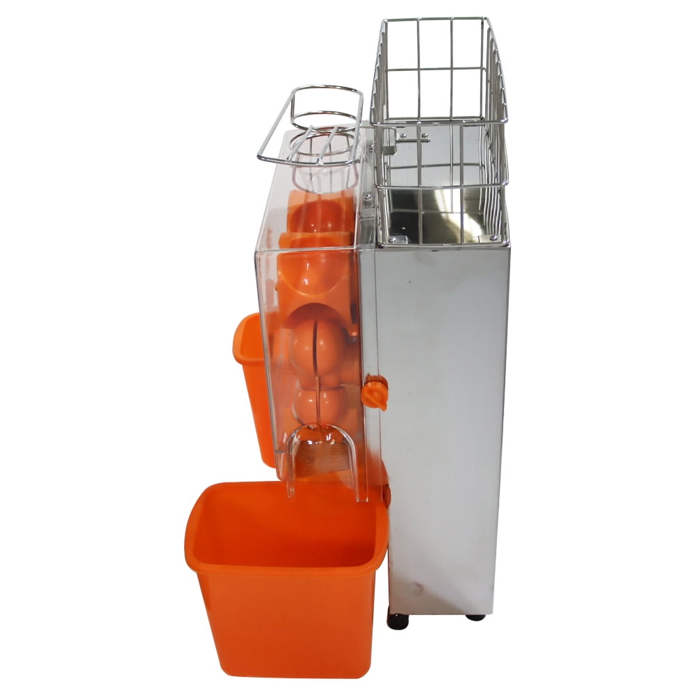 Techtongda Commercial Orange Juice Extractor Automatic Orange Squeezer Grapefruit Juicer Extractor Juice Press Machine