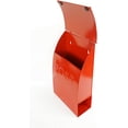 thumbnail image 4 of NACH Milano Pointed Mailbox - Rustic Wall Mount Mailboxes for Outside with Newspaper Holder - Weather Resistant Galvanized Metal Mailbox with Powder Coated Finish - 9.5 x 4 x 15 in - Hardware Included, 4 of 9