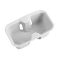 thumbnail image 2 of Organizador de consola central, portavasos de silicona, extraíble, impermeable, tapete para botella de agua, caja de almacenamiento suave, posavasos Blanco, 2 of 8