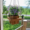 thumbnail image 2 of ZOELNIC Artificial Flowers Outdoor Fake Flowers for Decoration UV Resistant No Fade Faux Plastic Plants Garden Porch Window Box Décor, 2 of 5