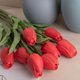 thumbnail image 4 of 10 Uds. De tulipanes falsos de PU, ramo de flores artificiales de tacto Real para decoración de boda, oficina en casa, 4 of 5