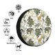 thumbnail image 4 of Fotbe Vintage Animals Palm Tree Funda de Llanta de Repuesto con Estampado, Engrosada, Ajuste Universal para Jeep, Remolque, RV, SUV, Camión-14 inch, 4 of 6