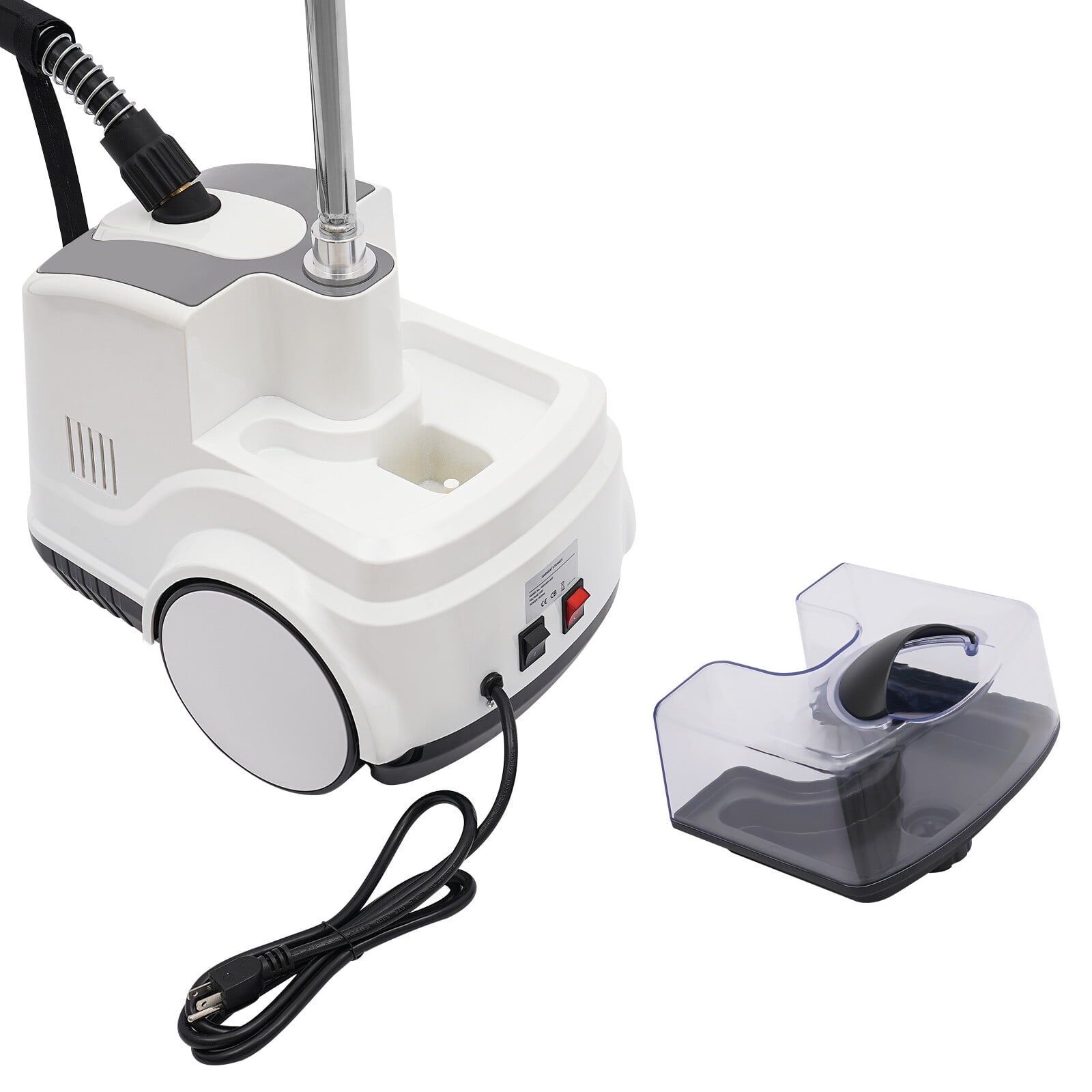 12.2*16.14*12.99 Adjustable Steam Temperature Floor Mount Modern White Garment Steamer for Homes