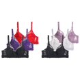 thumbnail image 1 of (2-Pack) Rinsvye Women Full Cup Underwire Bra Set Stretchy Fabric Various Sizes Available Stylish Trendy Look Everyday Comfort, 1 of 3