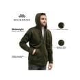 thumbnail image 4 of Mio Marino Men’s Full Zip Fleece Hoodie Sweatshirt, 4 of 6